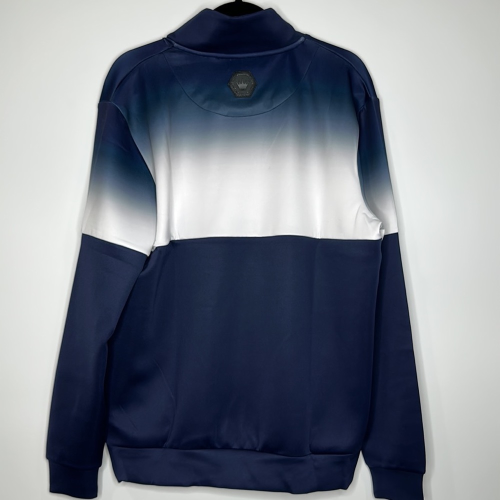 BERTIGO Loghan Mockneck Half-Zip Gradient Jacket NWT Size Medium - Picture 8 of 9